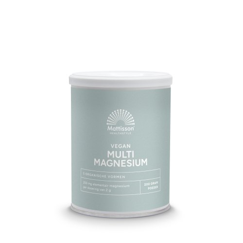 200 gram Mattisson Multi Magnesium Vegan