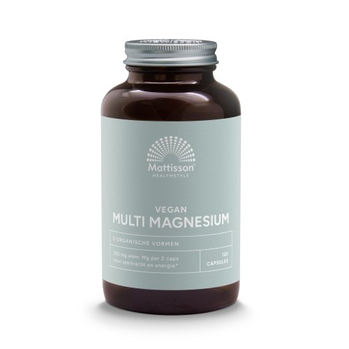 120 capsules Mattisson Multi Magnesium 200 mg Vegan