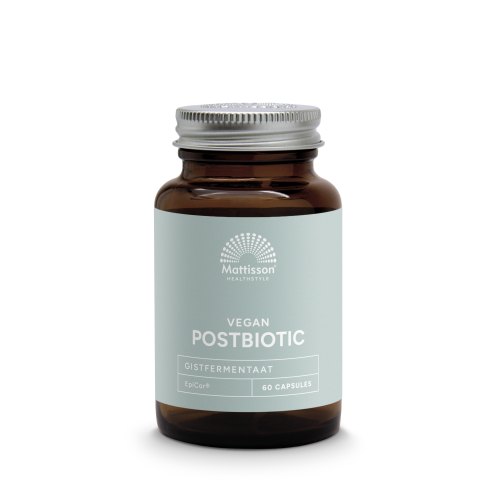 60 capsules Mattisson Postbiotic EpiCor 500 mg Vegan