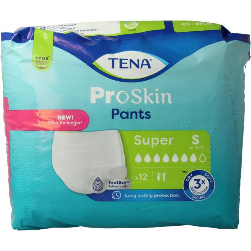12 Stücke Tena Proskin Pants Super S