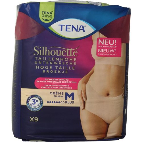 Tena Silhouette Plus High Waist Creme M 9 Stücke