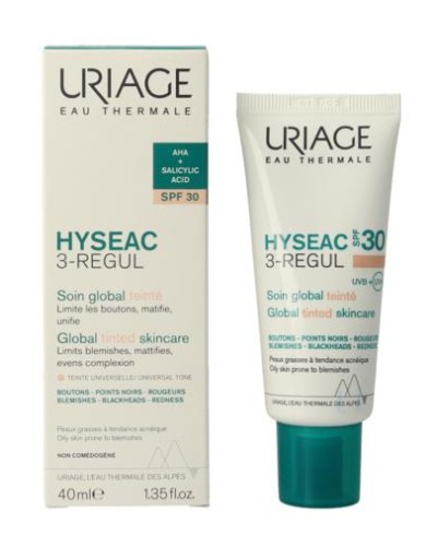 40 ml Uriage Hyseac 3-Regul Tinted Skincare