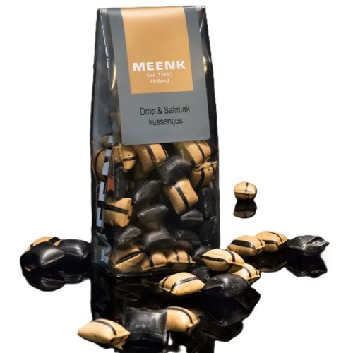 150 gram Meenk Drop & Salmiak Kussentjes