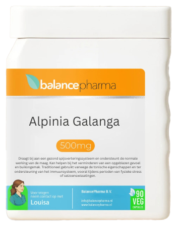 90 capsules BalancePharma Supplements 65 Alpinia Galanga