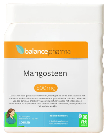 90 Vegicaps BalancePharma Supplements 67 Mangosteen