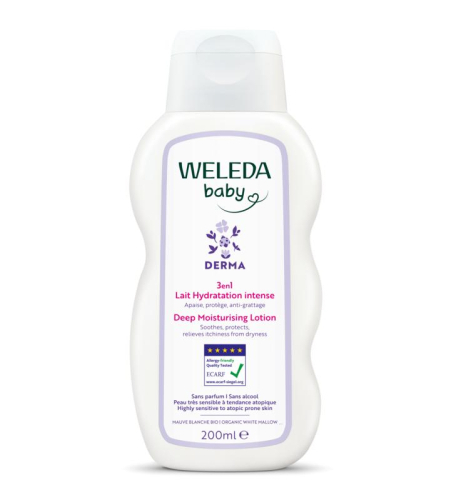 200 ml Weleda Baby Derma 3-in-1 Deep Moisturising Lotion