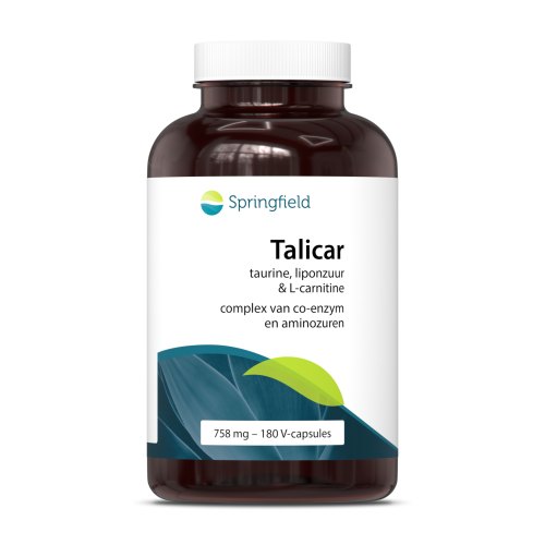 180 capsules Springfield Talicar Taurine, Liponzuur & L-Carnitine