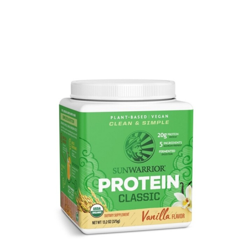 375 gram Sunwarrior Classic Protein Vanilla