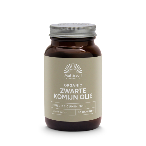 90 capsules Mattisson Zwarte Komijn 500 mg Biologisch