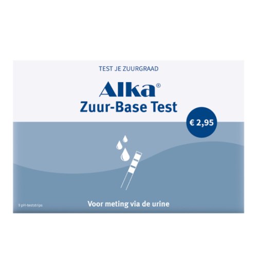 9 strips Alka Zuur Base Test - Verzuringstest