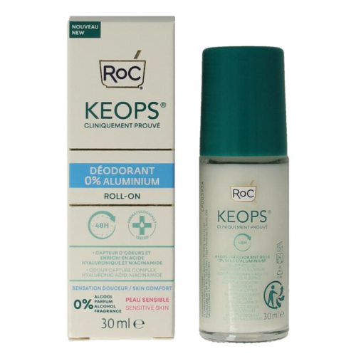 30 ml RoC Keops Deodorant Roll-On 0% Aluminium