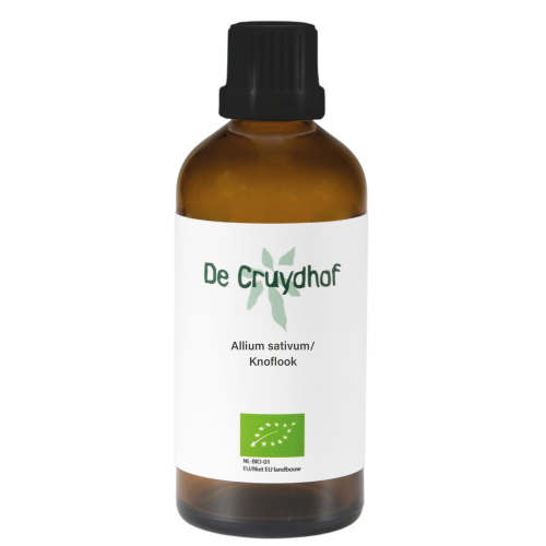 100 Ml De Cruydhof  Natura Sanat Allium Sativum - Knoflook Tinctuur Biologisch