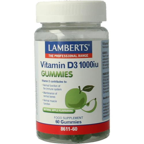 60 gummies Lamberts Vitamin D3 1000IE