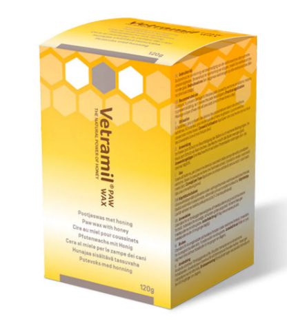 45 Gramm Vetramil Paw Wax Pootjeswas met Honing voor Honden