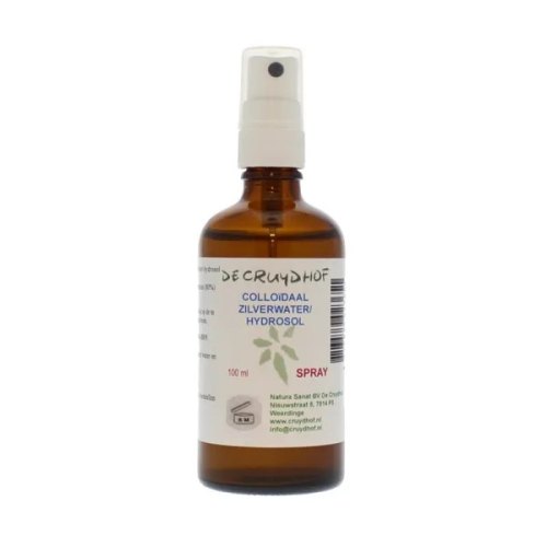 De Cruydhof Colloidaal Zilverwater Spray Hydrosol 100 Ml