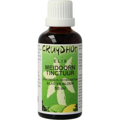 De Cruydhof Crataegus Oxyacantha - Elix Meidoorn Tinctuur 50 ml