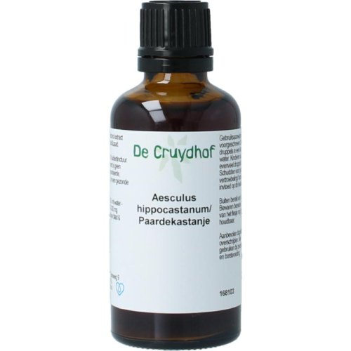 De Cruydhof Aesculus Hippocastanum - Paardekastanje Tinctuur 50 Ml