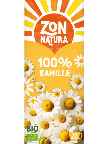 20 zakjes Zonnatura 100% Kamille Thee Biologisch