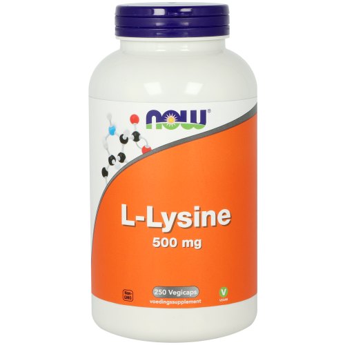 250 Kapseln NOW L-Lysine 500 mg