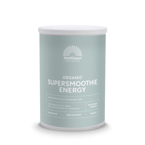 500 gram Mattisson SuperSmoothie Energy Biologisch