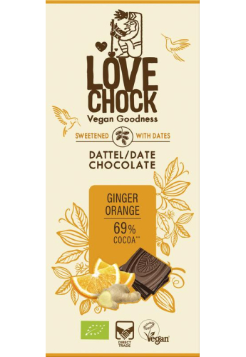 70 gram Lovechock Ginger Orange Biologisch