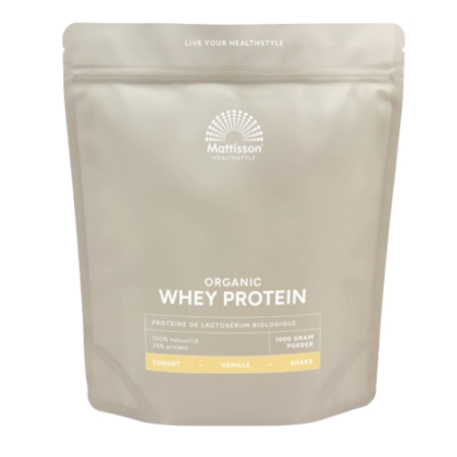 1000 gram Mattisson Wei Proteïne Vanille Biologisch