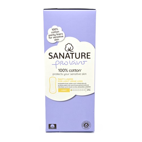 24 Stücke Sanature Pro Vivo Katoenen Incontinentie Inlegkruisjes Light