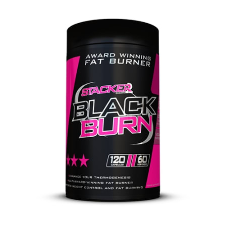 120 capsules Stacker 2 Black Burn