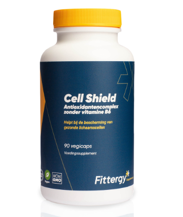 90 Vegicaps Fittergy Cell Shield - Antioxidantencomplex Zonder Vitamine B6 Pot