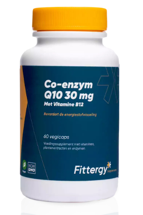 60 Vegicaps Fittergy Co-Enzym Q10 30 mg met Vitamine B12