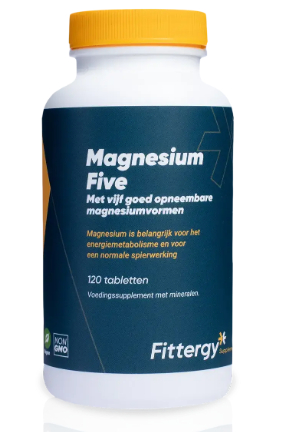 120 tabletten Fittergy Magnesium Five