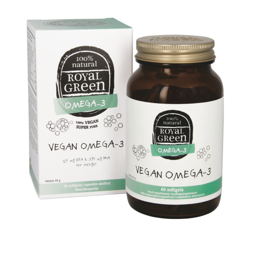 60 Softgels Royal Green Vegan Omega-3