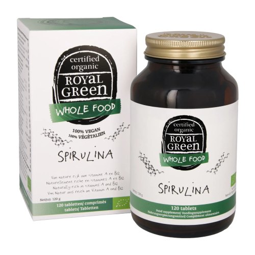 120 Tabletten Royal Green Spirulina Biologisch