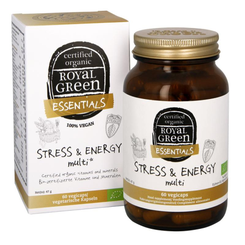 60 capsules Royal Green Stress & Energy Multi Biologisch