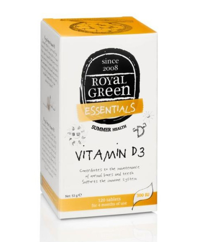 120 tabletten Royal Green Vitamine D3