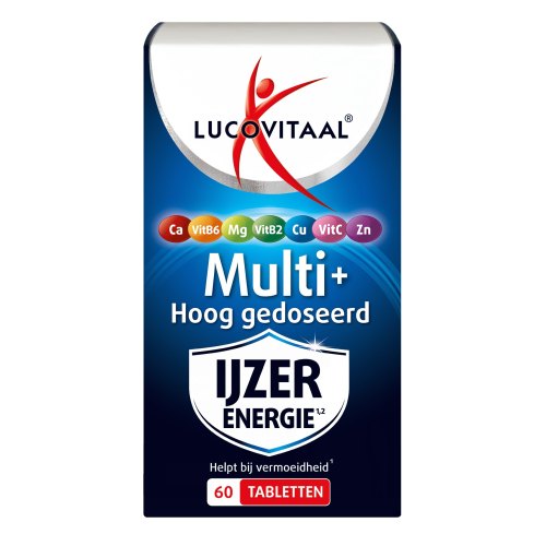 60 Tabletten Lucovitaal Multi+ IJzer Energie