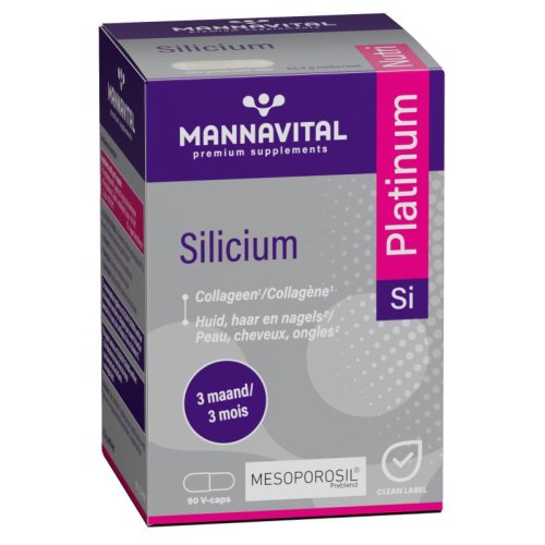 90 Kapseln Mannavital Silicium Platinum