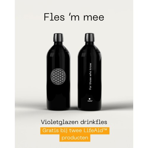 waterfles-violetglas-lifeaid-500-ml