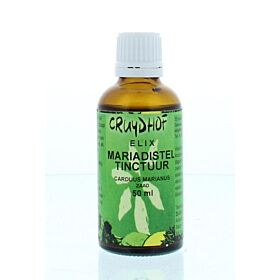 De Cruydhof Carduus Marianus - Elix Mariadistel Tinctuur 50 Ml