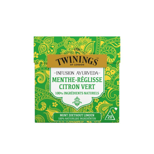 20 stuks Twinings Munt Zoethout Limoen Thee
