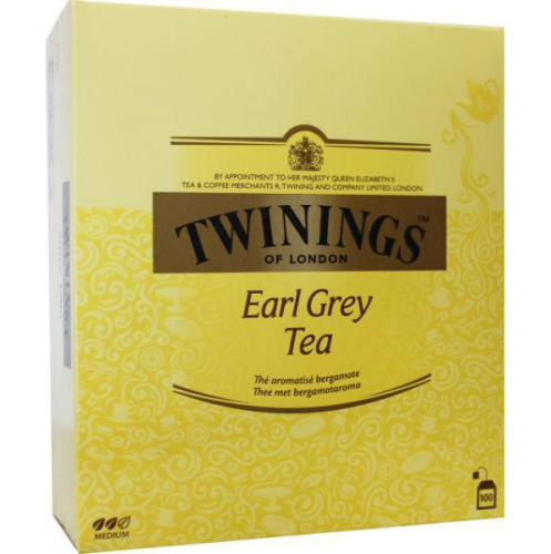 Twinings Earl Grey Medium Thee 100 Tüte