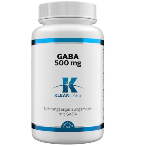 Klean Labs Gaba 500 mg 60 Kapseln