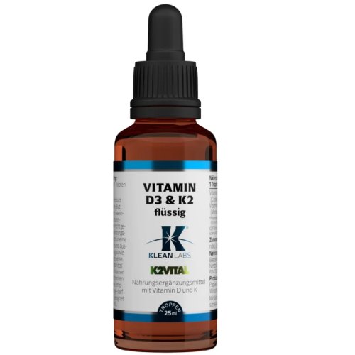 25 ml Klean Labs Vitamine D3 & K2 Druppels