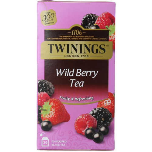 25 zakjes Twinings Wild Berry Thee