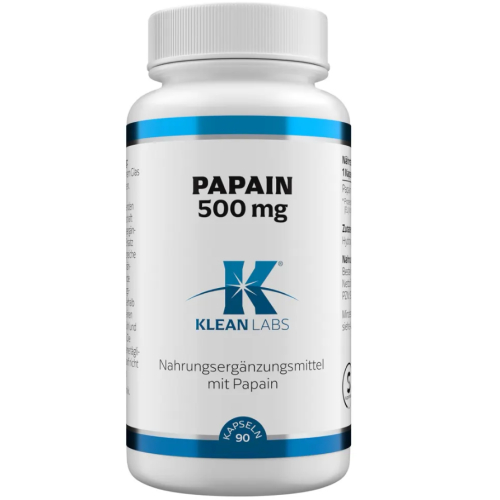 90 capsules Klean Labs Papaïne 500 mg