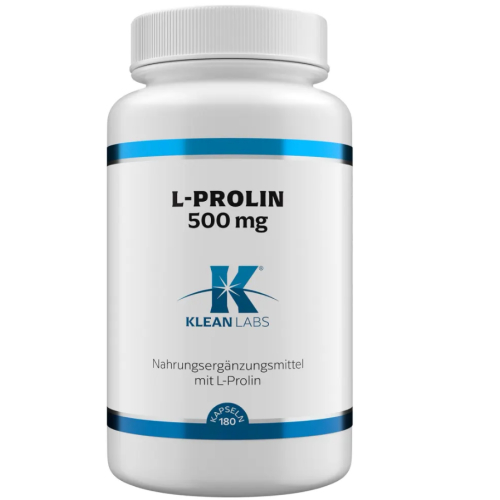 180 capsules Klean Labs L-Proline 500 mg