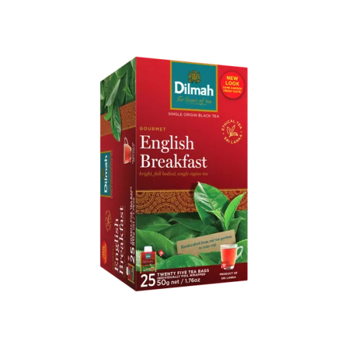 25 zakjes Dilmah English Breakfast Tea