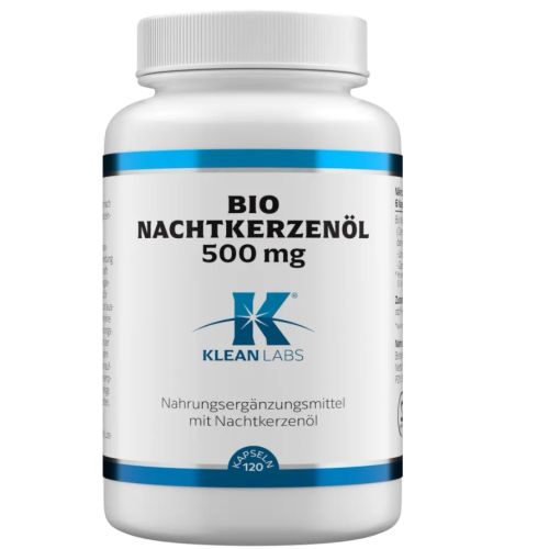 120 capsules Klean Labs Teunisbloemolie 500 mg