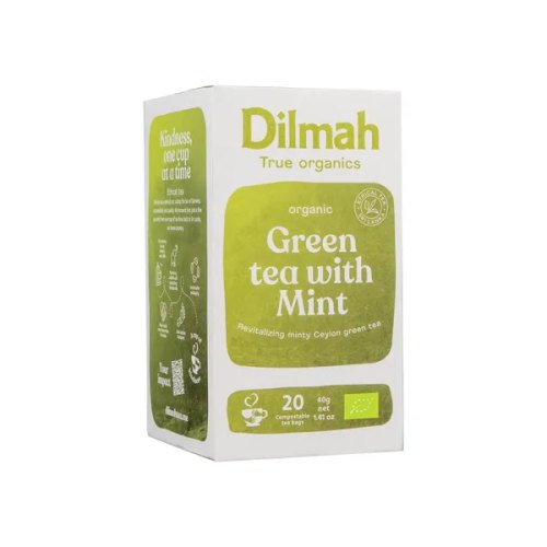 Dilmah Green Tea with Mint Biologisch 20 Tüte