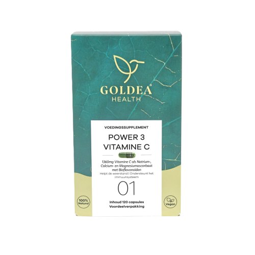 120 capsules Goldea Health Power 3 Vitamin C